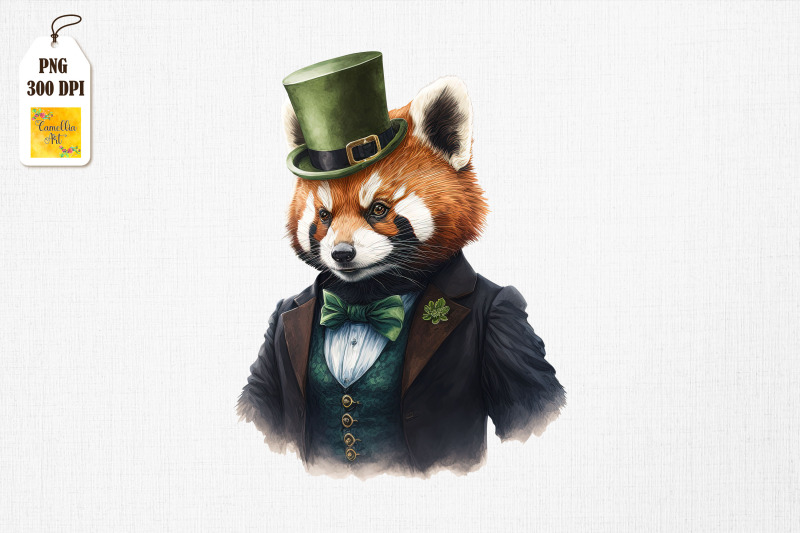 gangster-red-panda-st-patrick-039-s-day