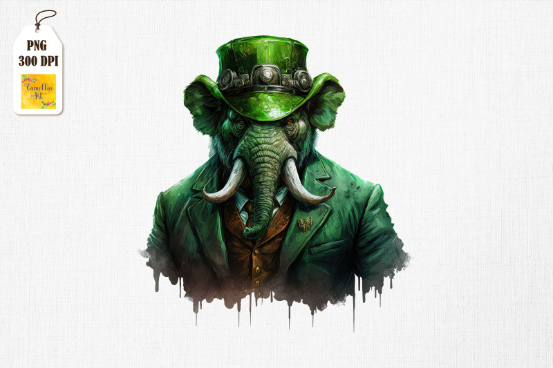 gangster-elephant-st-patrick-039-s-day