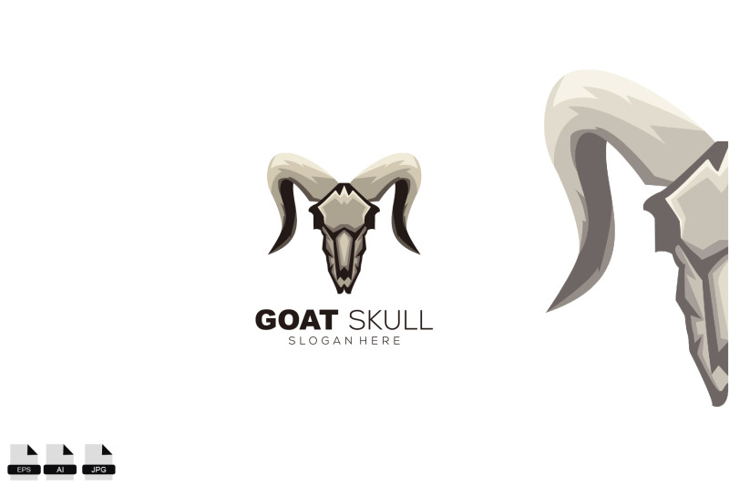 goat-skull-mascot-logo-template-illustration-design