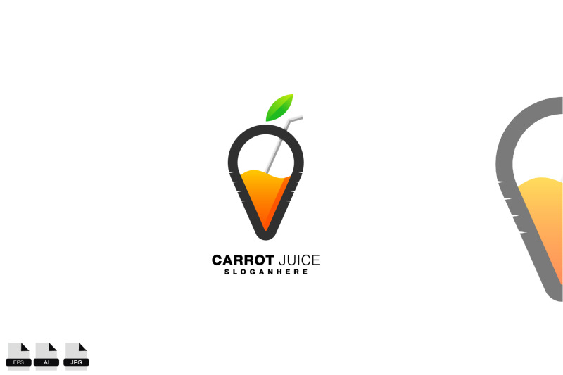 carrot-juice-design-template-gradient-color