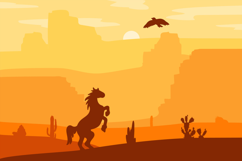 retro-wild-west-hero-on-galloping-horse-in-desert