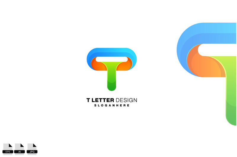 letter-t-with-paint-brush-logo-combination-design-colorful