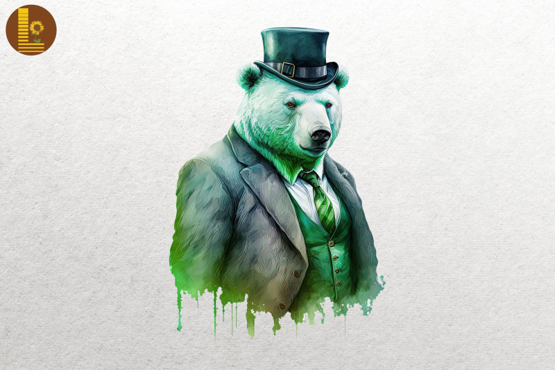 gangster-polar-bear-st-patrick-039-s-day