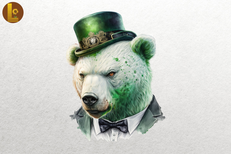 gangster-polar-bear-st-patrick-039-s-day-2