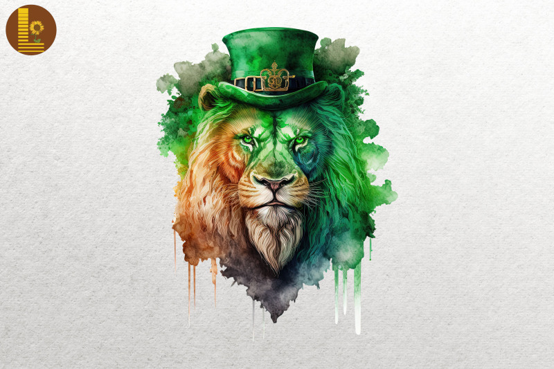 gangster-lion-saint-patrick-039-s-day-2