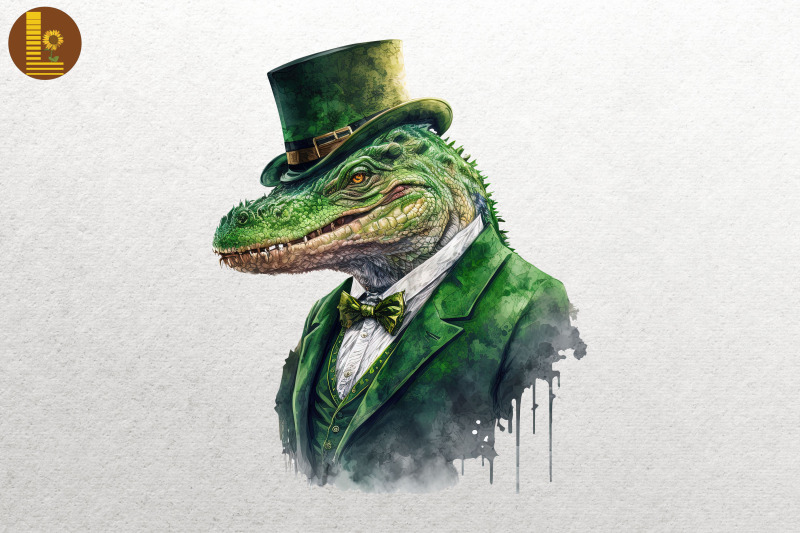 gangster-crocodile-saint-patrick-039-s-day