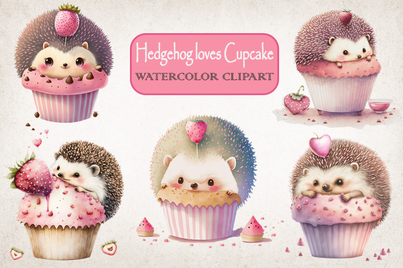 hedgehog-loves-cupcake-valentine-clipart-bundle