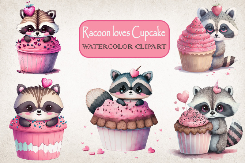 racoon-loves-cupcake-valentine-clipart-bundle