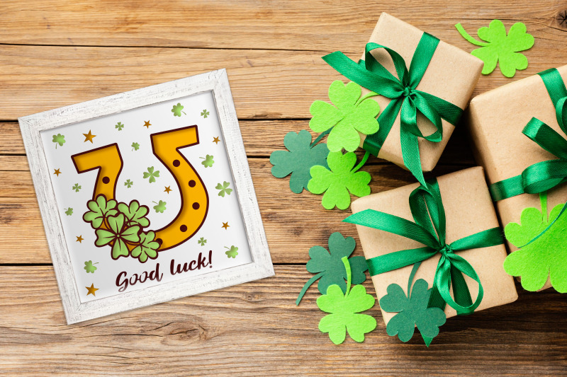 3d-papercut-horseshoe-with-clovers-patrick-039-s-day-card