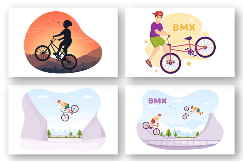 12-bmx-bicycle-sport-illustration