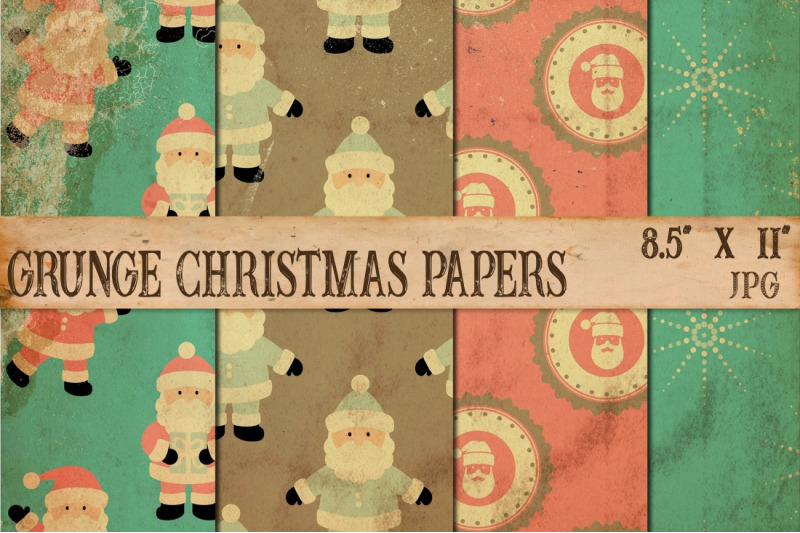 grunge-christmas-papers