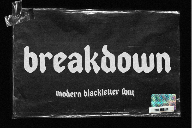breakdown-modern-blackletter-font