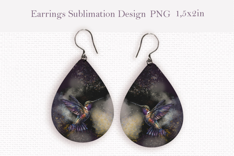 watercolor-hummingbird-teardrop-earrings-sublimation-design-bundle