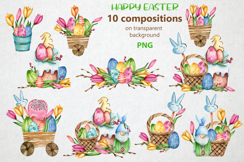 happy-easter-spring-watercolor-set