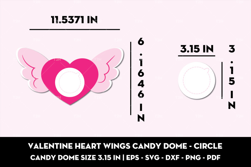 valentine-heart-wings-candy-dome-circle