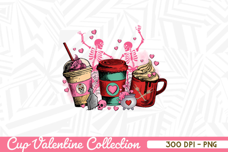 valentine-cup-with-skeleton-theme