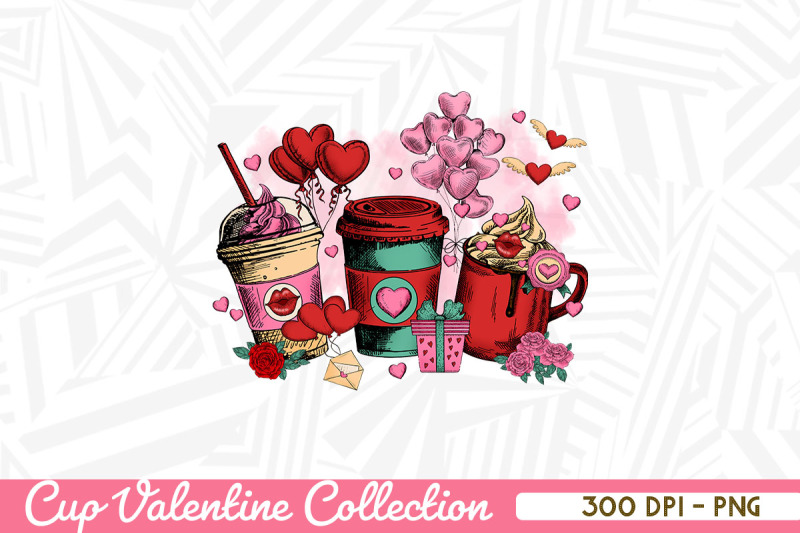 valentine-cup-with-gifts-balloons