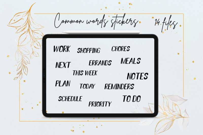 basic-words-stickers-for-planner