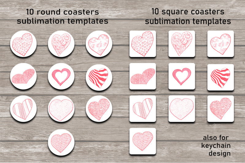 red-heart-coaster-sublimation-design-bundle-png