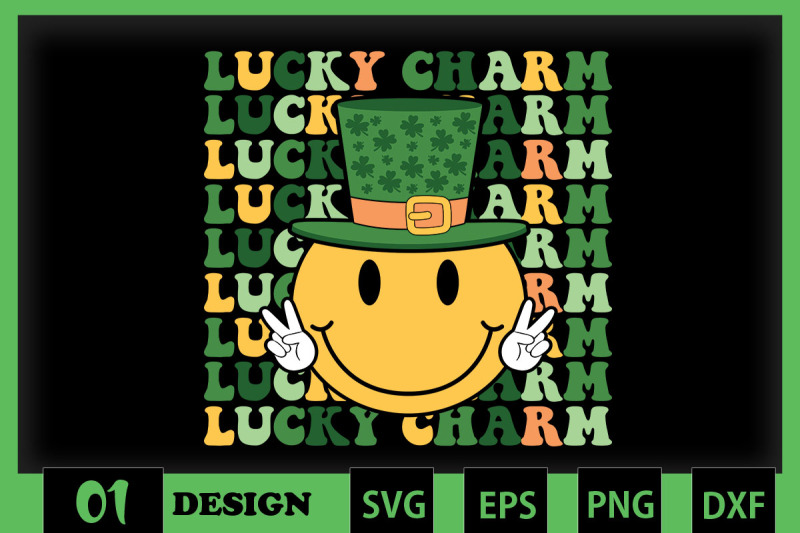 lucky-charm-happy-face-retro-st-patrick