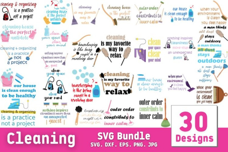 cleaning-svg-bundle