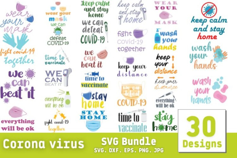 corona-virus-svg-bundle