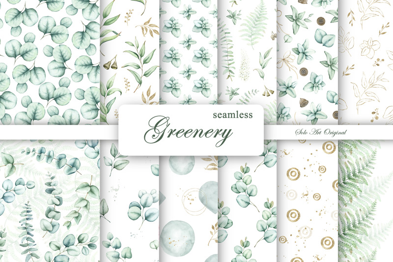 greenery-seamless-patterns-digital-paper-eucalyptus-leafy