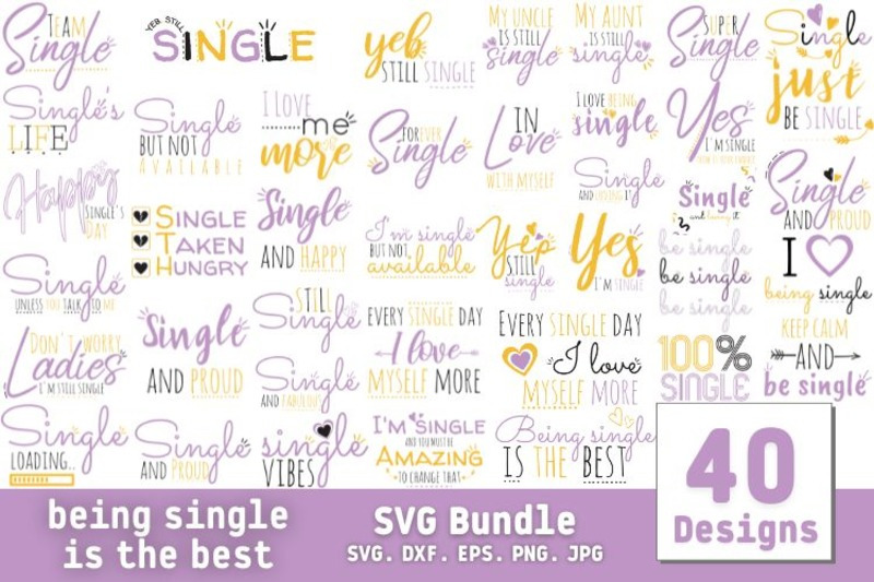 being-single-is-the-best-svg-bundle