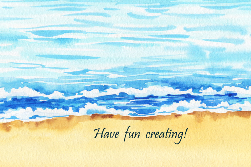 summer-sea-beach-clipart-watercolor-ocean-background-png