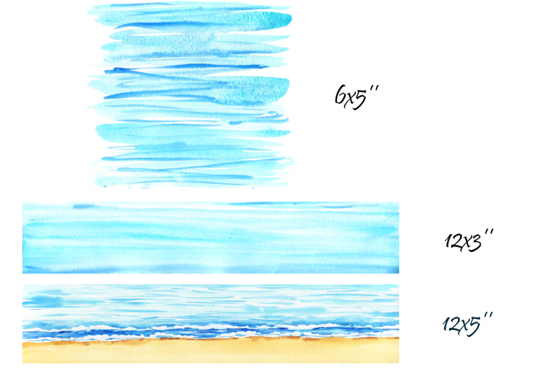 summer-sea-beach-clipart-watercolor-ocean-background-png