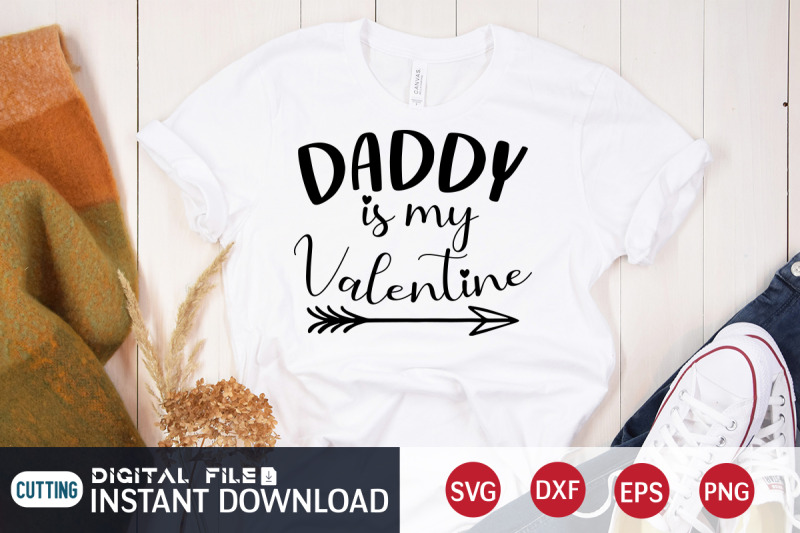 daddy-is-my-valentine-svg