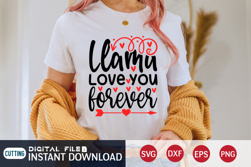 llama-love-you-forever-svg