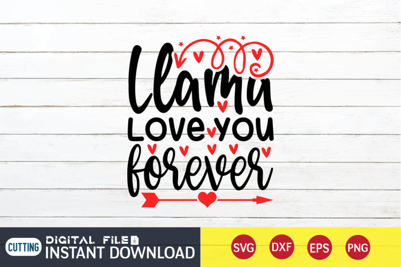 llama-love-you-forever-svg