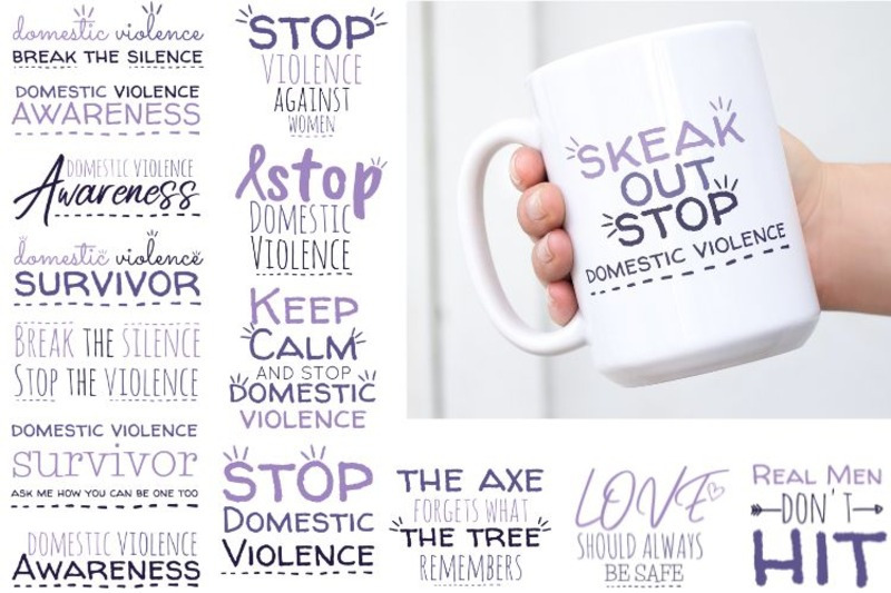 domestic-violence-svg-bundle