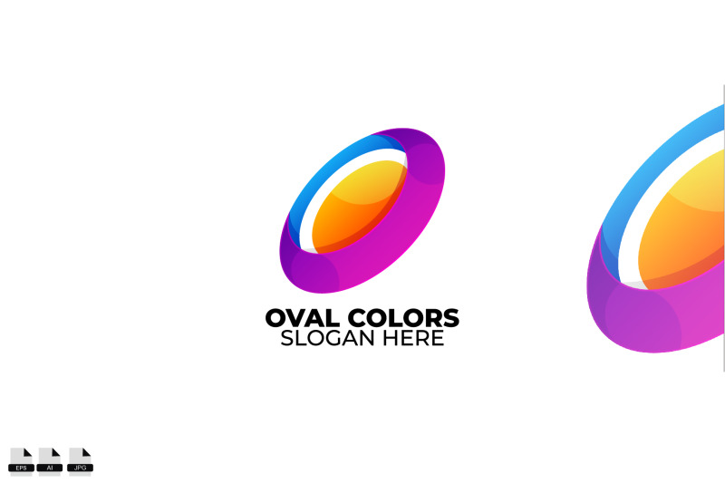 oval-logo-colorful-gradient-style