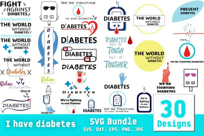 diabetes-svg-bundle