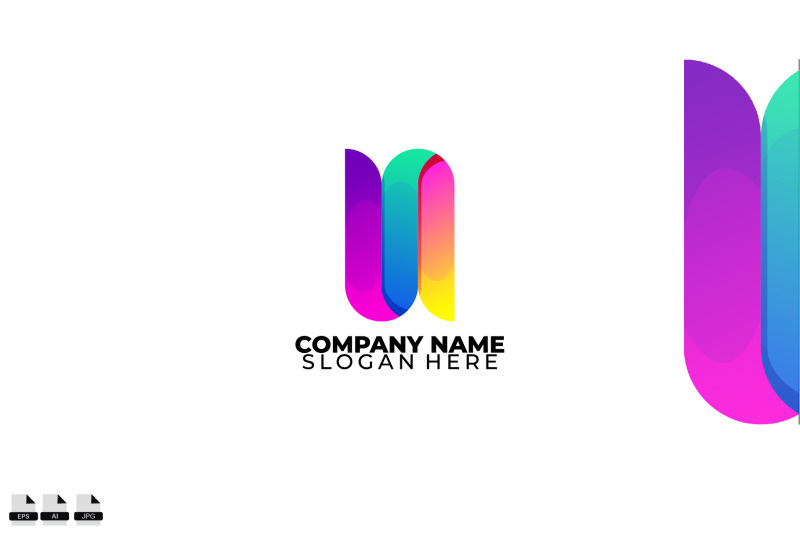 letter-n-logo-colorful-gradient-style