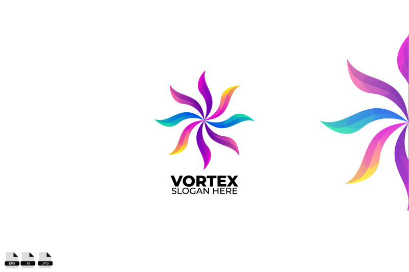 vortex-logo-colorful-gradient-style