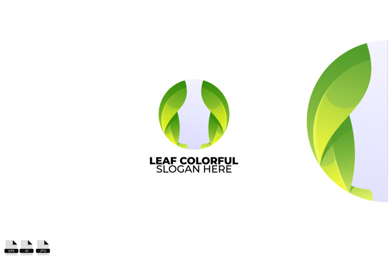 leaf-logo-colorful-gradient-style