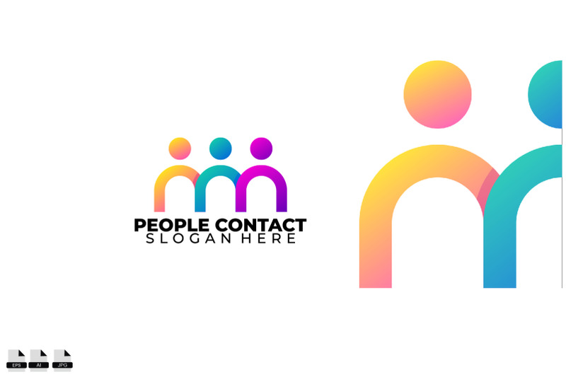 people-logo-colorful-gradient-style