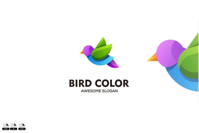 vector-abstract-colorful-bird-logo-vector