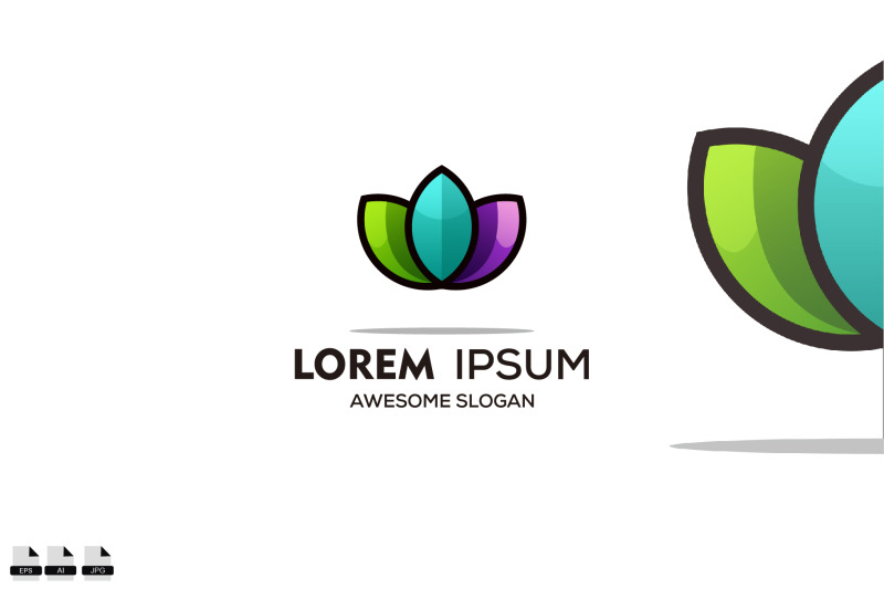 vector-flower-logo-modern-gradient-color
