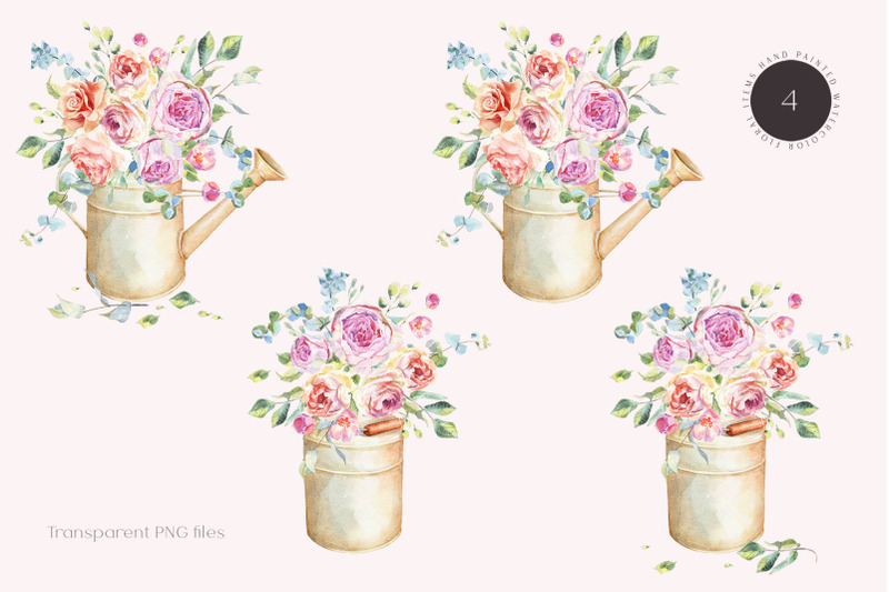 rose-bouquets-watercolors
