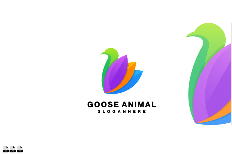 goose-logo-gradient-colorful