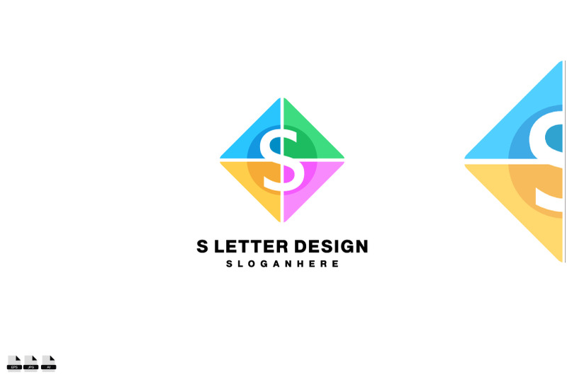 s-letter-logo-gradient-colorful