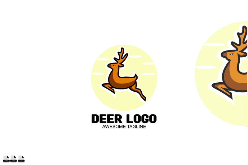 deer-jump-vector-art-gradient-colorful