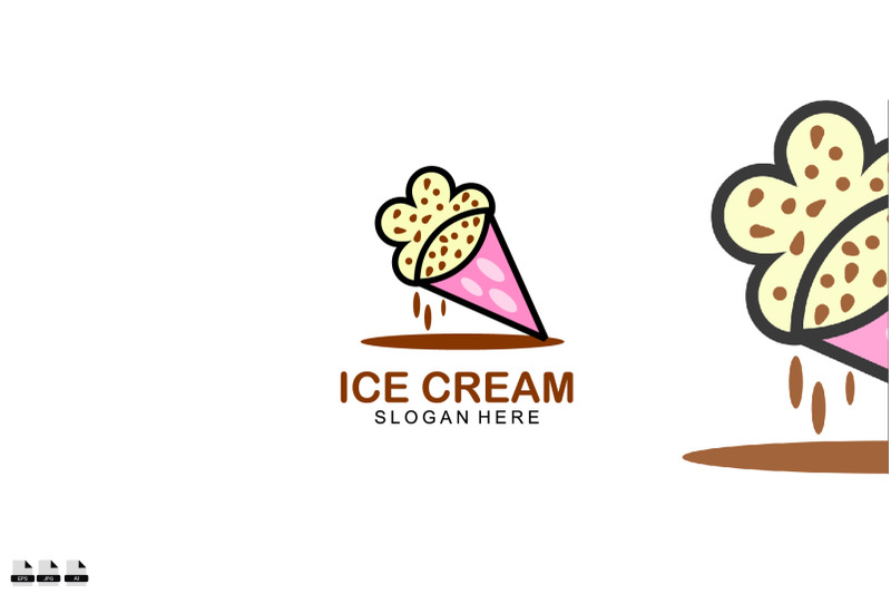 icon-design-ice-cream-logo-gradient-colorful