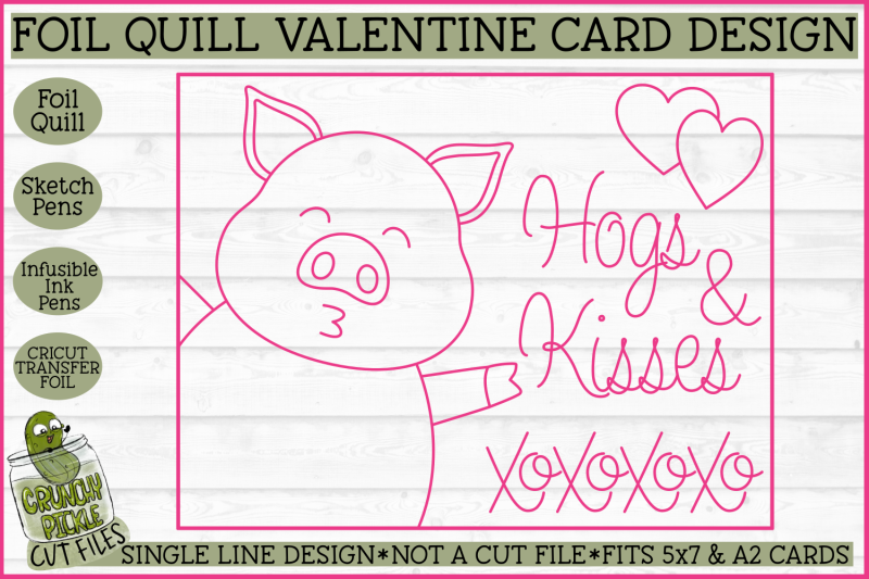 foil-quill-valentine-card-hogs-amp-kisses-single-line-svg