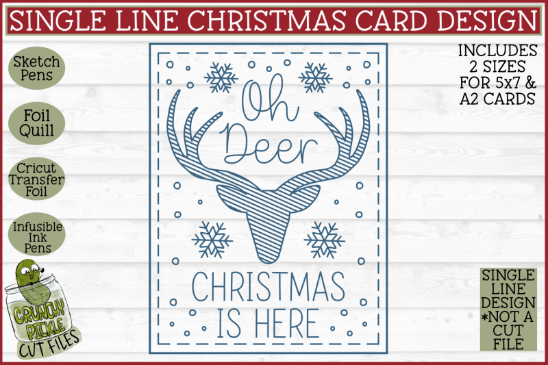 foil-quill-christmas-card-oh-deer-single-line-sketch-svg