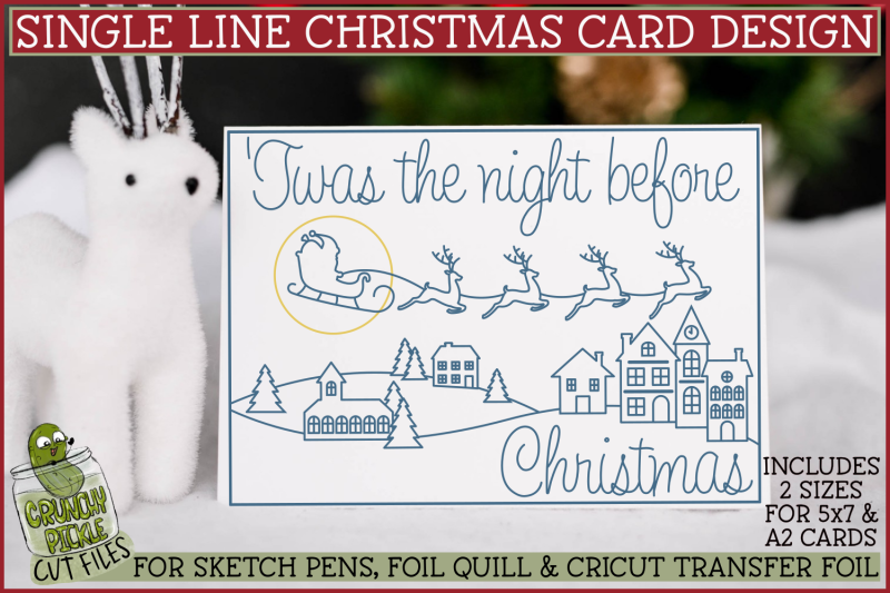 foil-quill-christmas-card-039-twas-the-night-single-line-svg